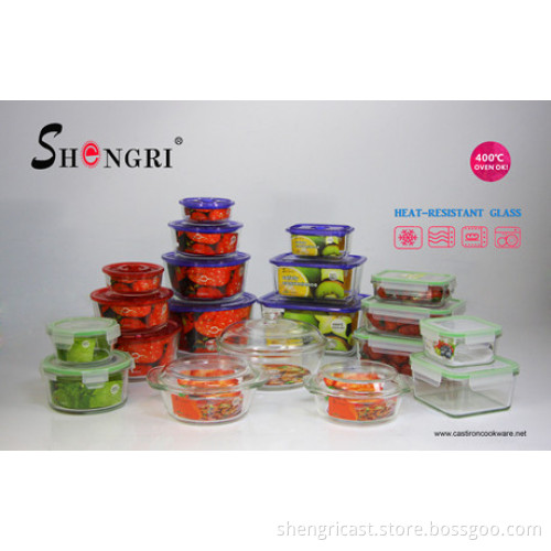 pyrex glass crystal pots